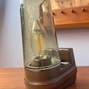 Wandlampe Modell 6080 Rauchglas von Sigvard Bernadotte für Ifö