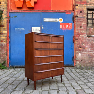 Kommode Teak mit Schloss aus Dänemark