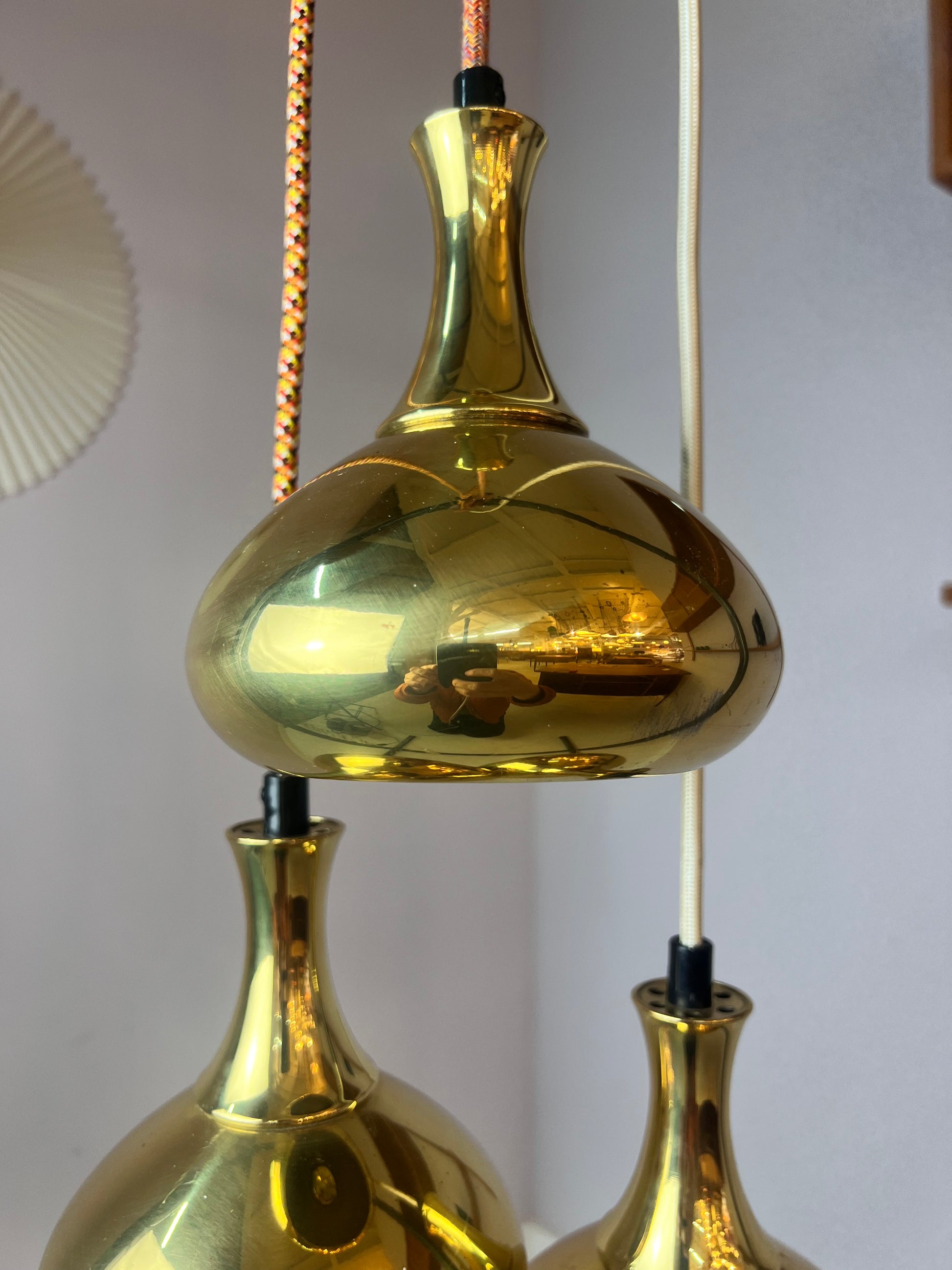 Hängelampe Messing von Scandi Lamp