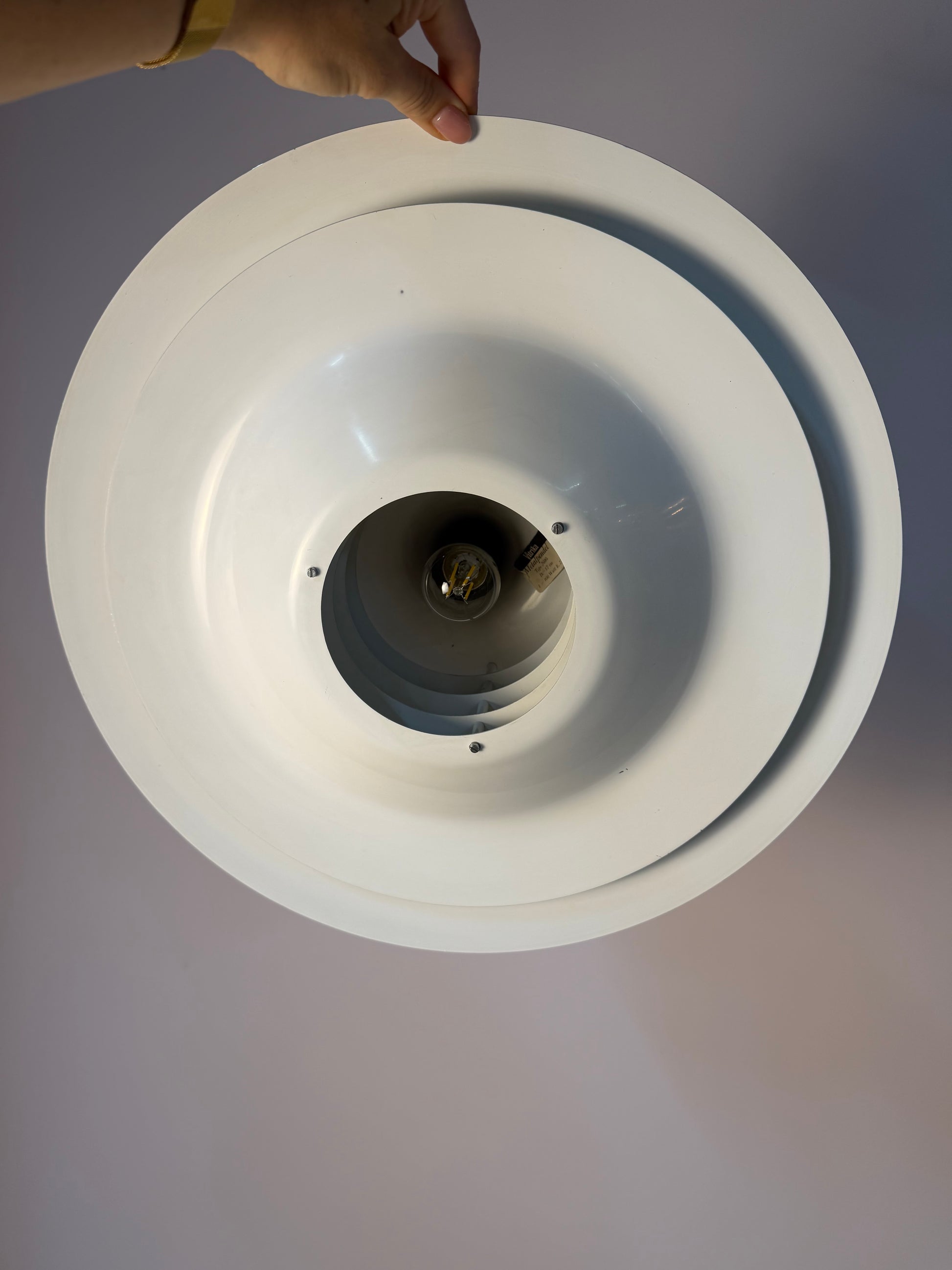 Lamellenlampe Typ 2010 weiß von Vitrika