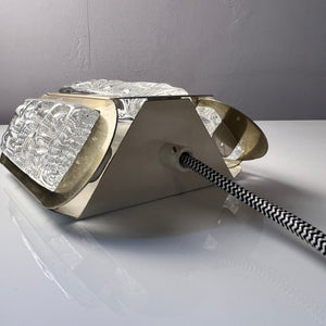 Wandlampe Messing Glas von Vitrika