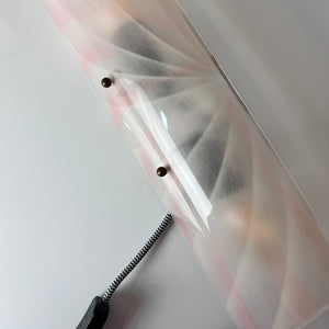 Wandlampe rosa Kunststoff