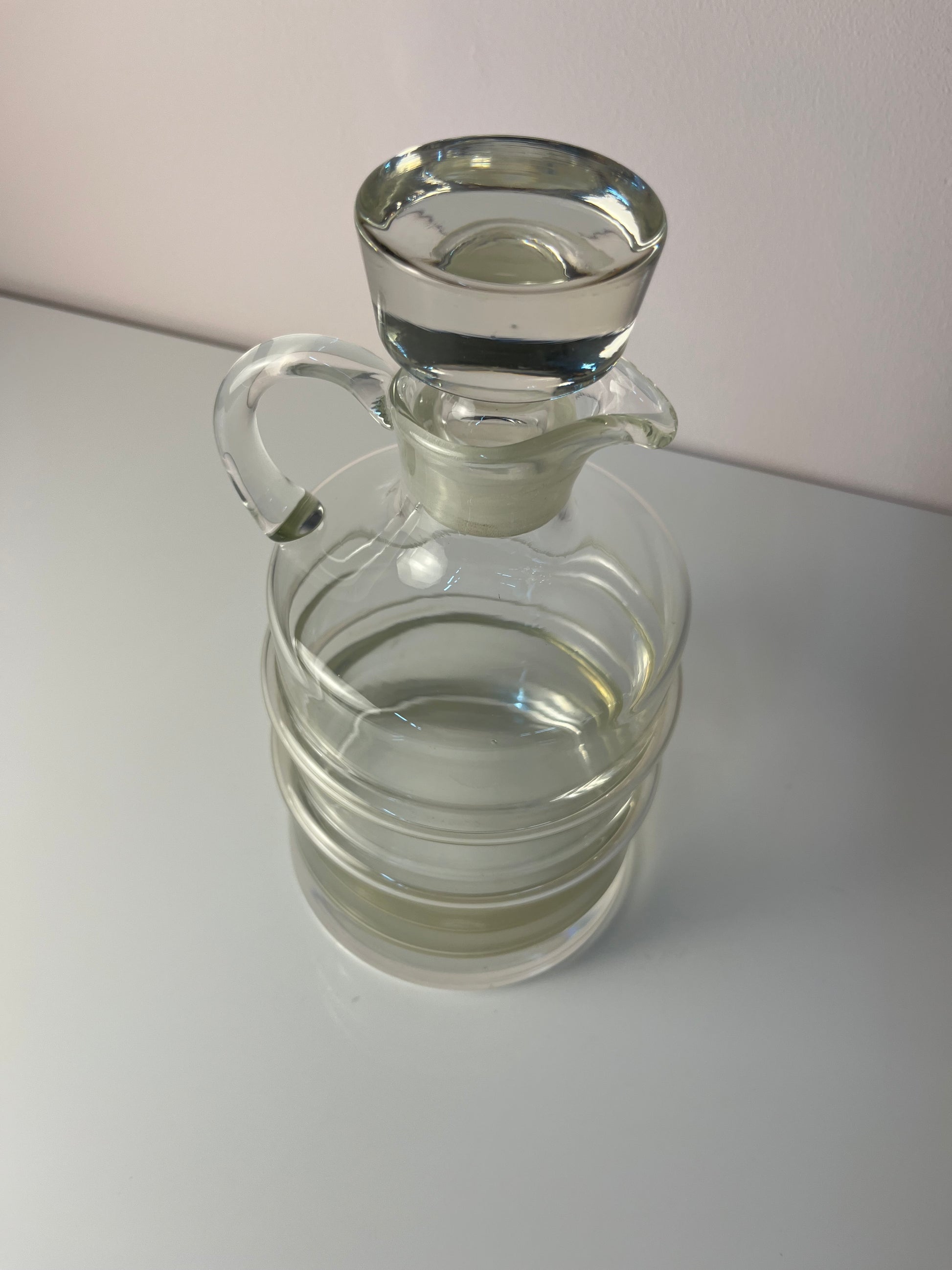 Likörkaraffe mit Stopfen Glas