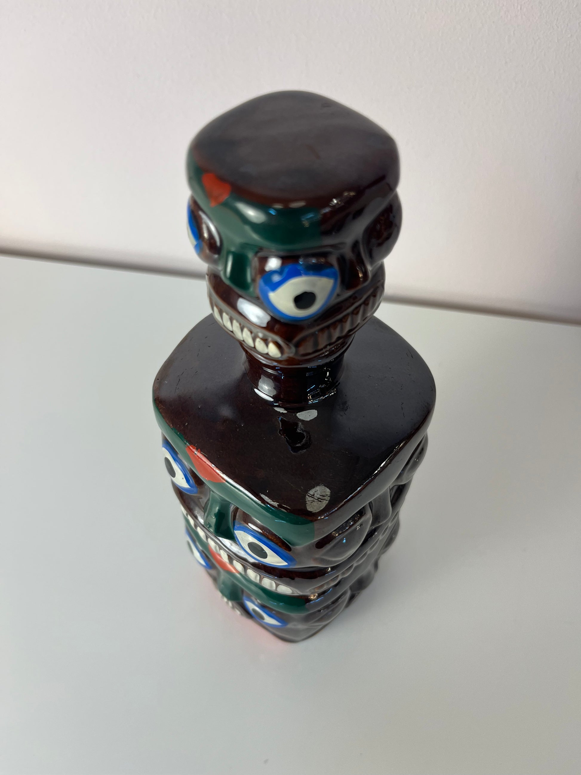 Set: Tiki Schnapsdekanter & 6 Becher