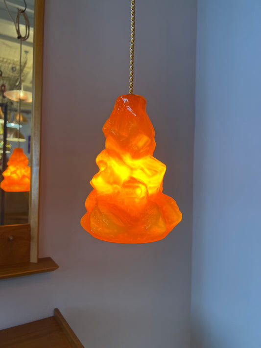 Hängelampe „Alaska“ klein orange von Peill & Putzler