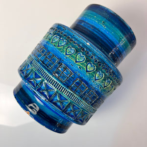 Vase Serie Rimini Blu von Aldo Londi für Bitossi