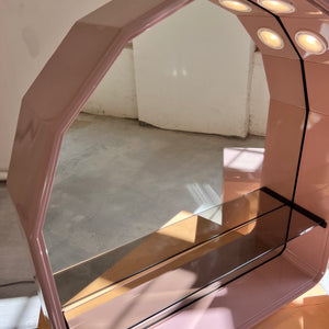 Set: Spiegelschrank rosa von Duscholux