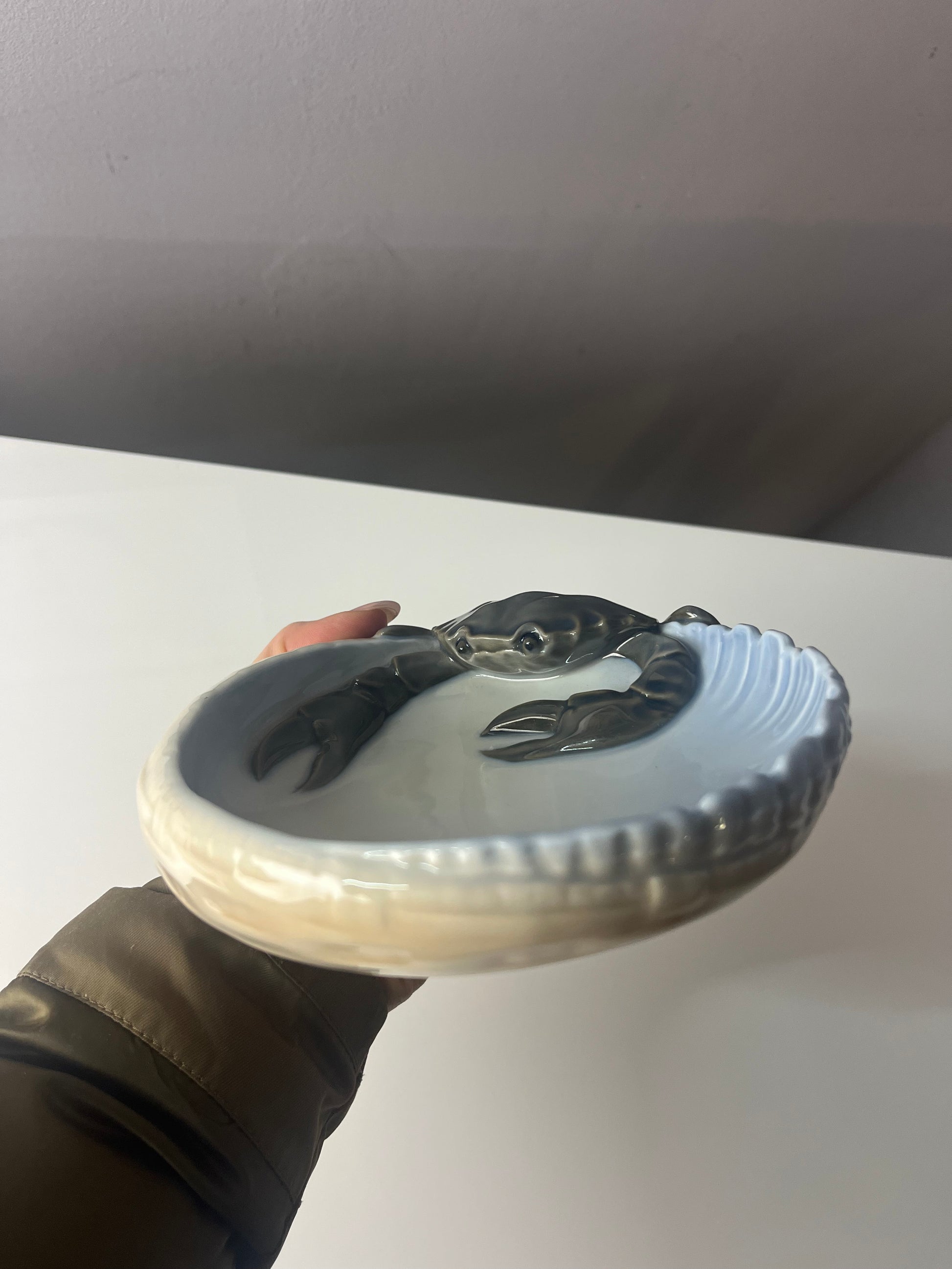 Schale Krebs Typ 3131 von Jørgen Baslov für Royal Copenhagen