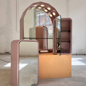 Set: Spiegelschrank rosa von Duscholux