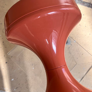 Tulpenfuß Hocker rosé