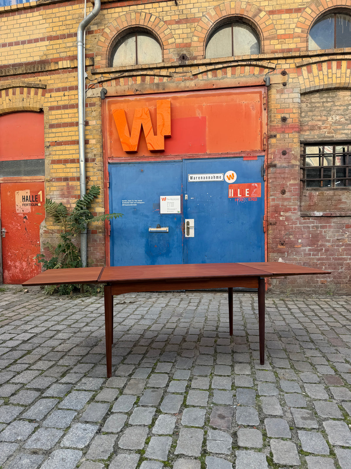 Ausziehbarer Esstisch Teak aus Dänemark