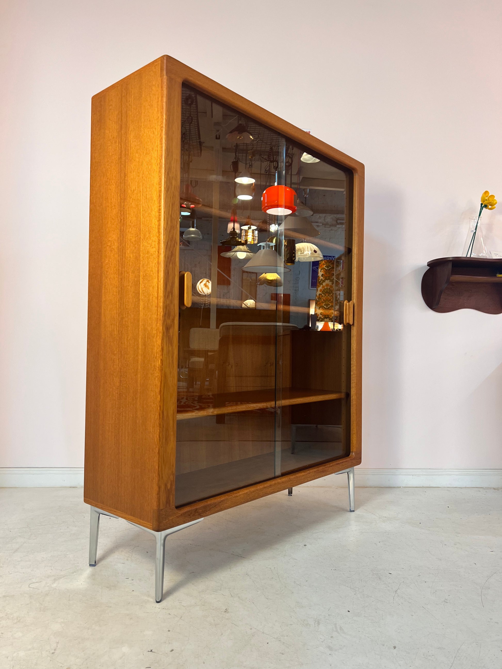 Vitrinenschrank Teak von Silkeborg Møbelfabrik