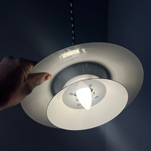 Lamellenlampe schwarz aus Dänemark
