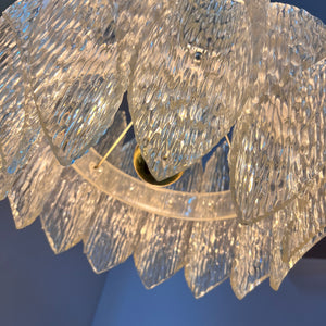 Hängelampe Plexiglas 70er