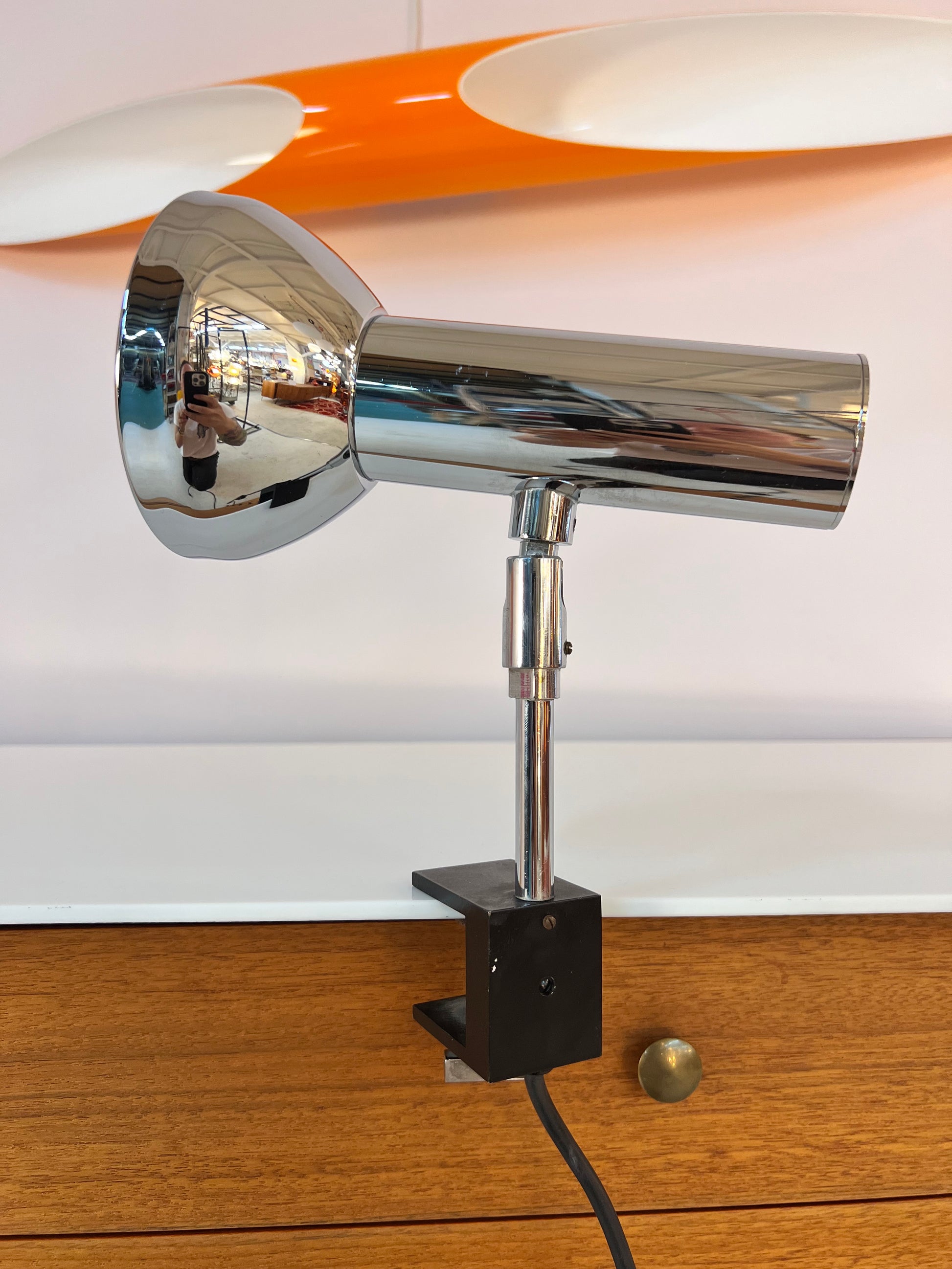 Klemmlampe Chrom von Cosack