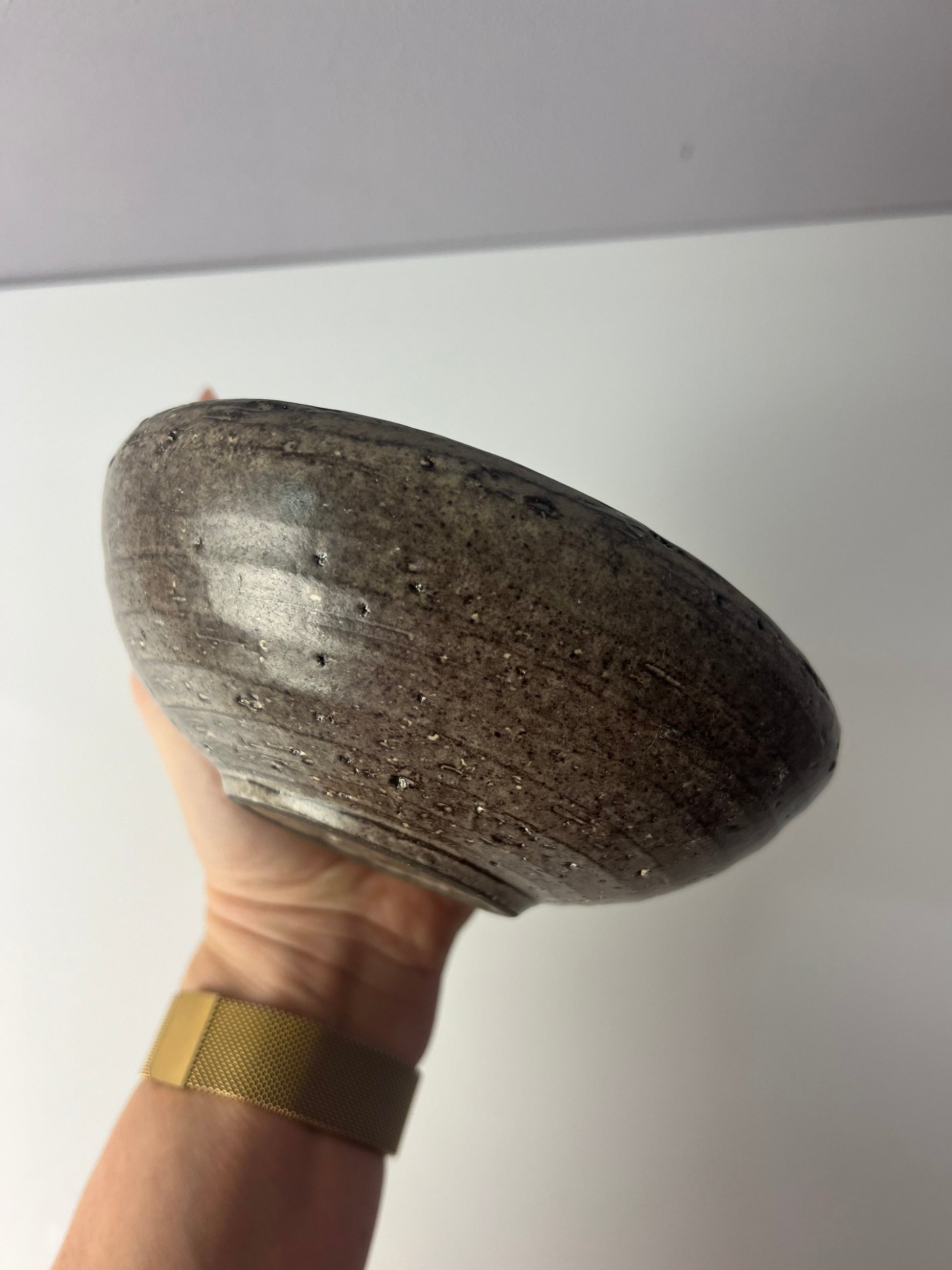 Schale blau grau Keramik aus Dänemark