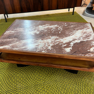 Couchtisch Marmor Teak
