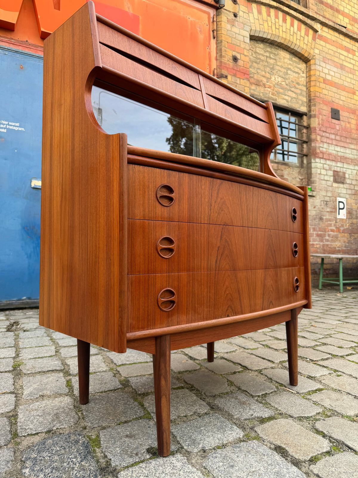 Sekretär Teak von Gunnar Falsig für Holstebro Møbelfabrik