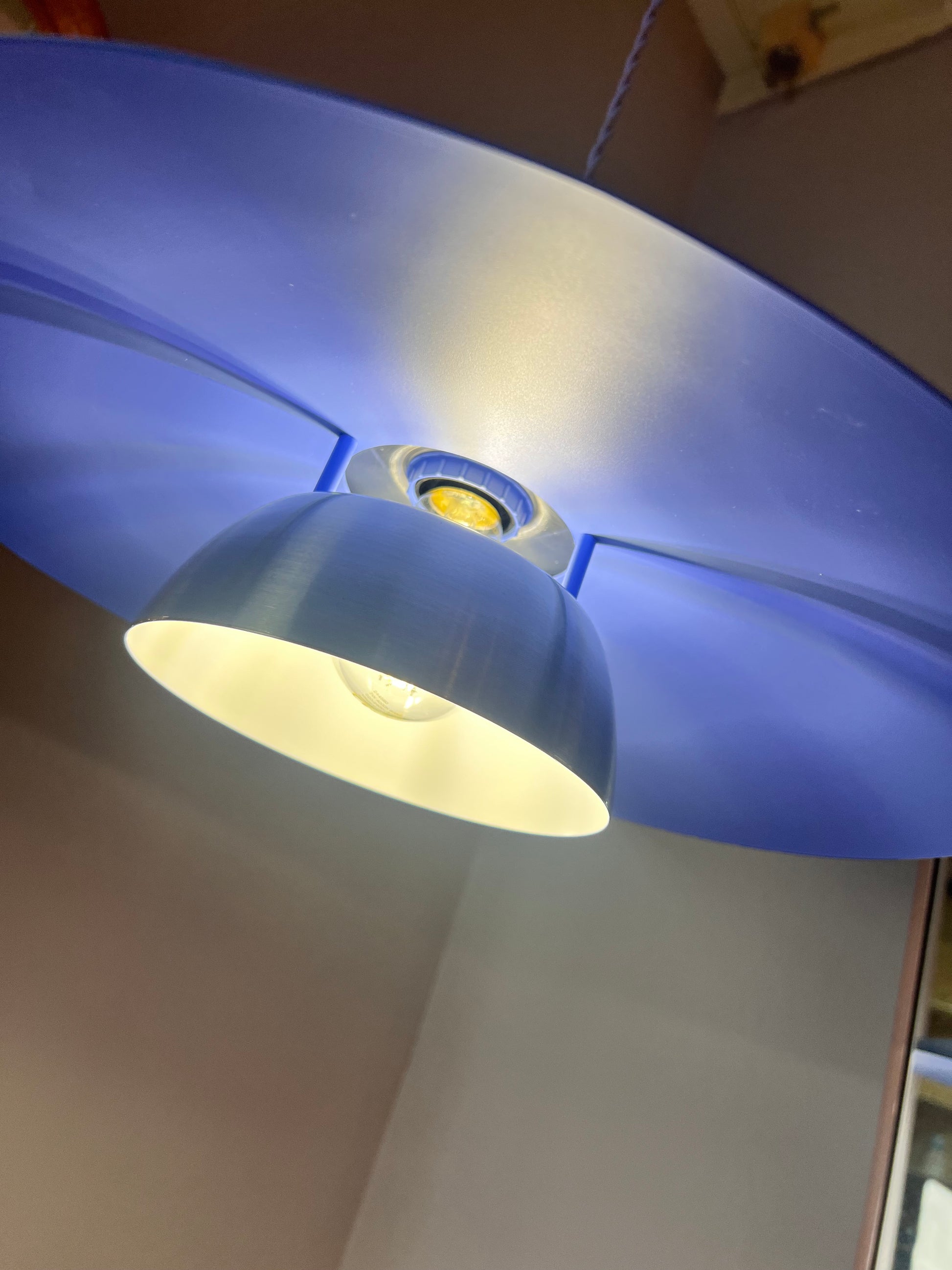 Lamellenlampe neu lackiert Dänemark