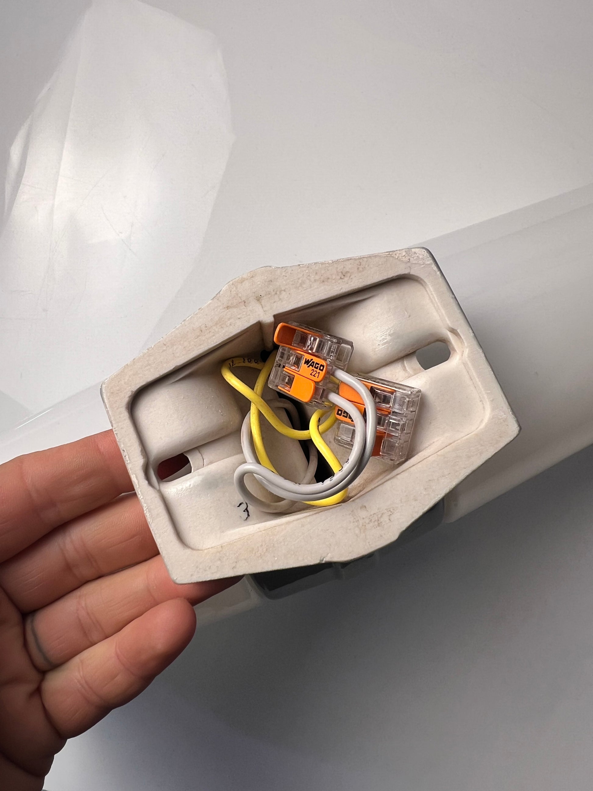 Wandlampe Modell 6065 grau von Sigvard Bernadotte für Ifö