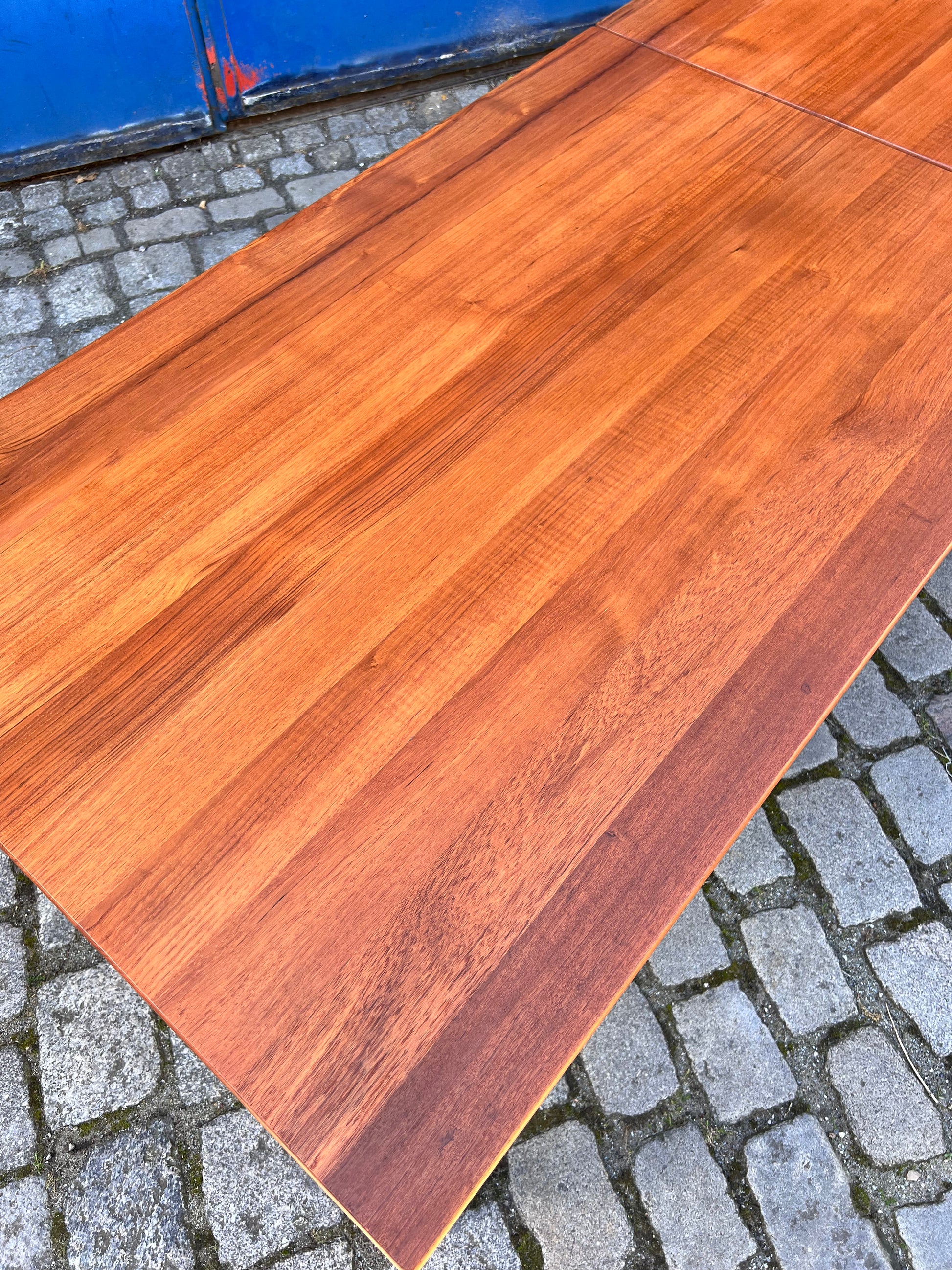 Esstisch Teak Vollholz mit eingehängter Platte