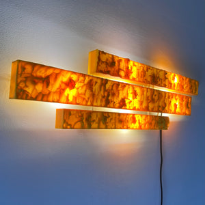 Wandlampe gelb von Uwe Mersch