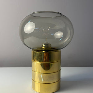 Kerzenständer Messing Rauchglas von FÖHL