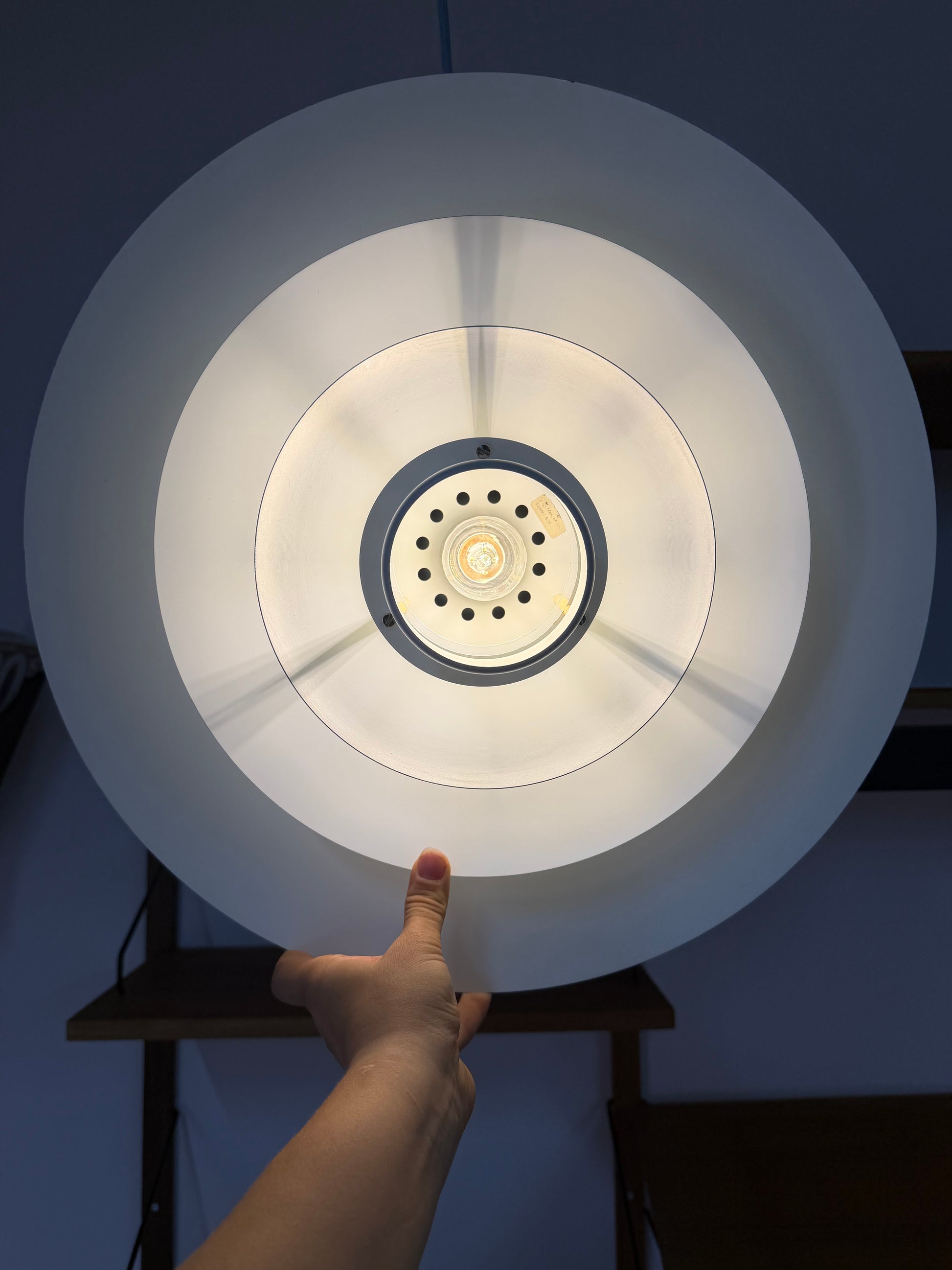 Lamellenlampe weiß von Formlight