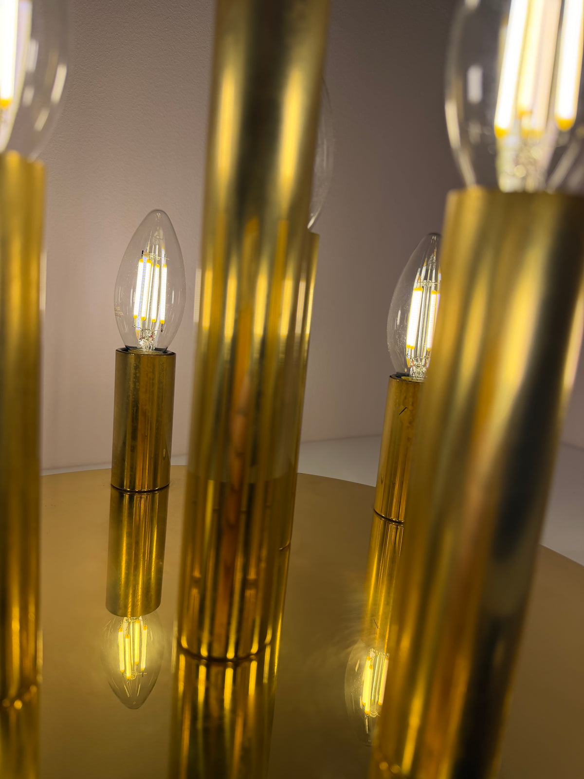 Wand-/ Deckenlampe gold von von Sölken