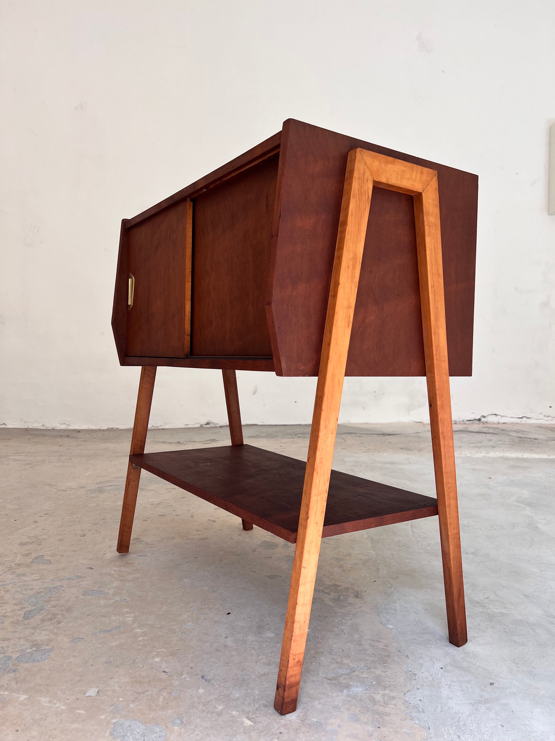 Kleiner Konsolentisch Teak aus Dänemark
