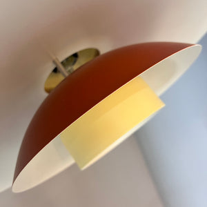 Lamellenlampe neu lackiert peach
