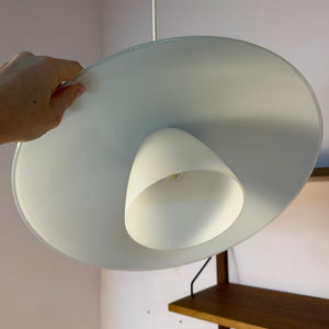 Lamellenlampe Typ T1648 Milchglas von Belid