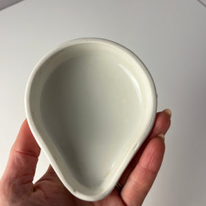 Apothekerdose Ol. Zinci weiß Porzellan