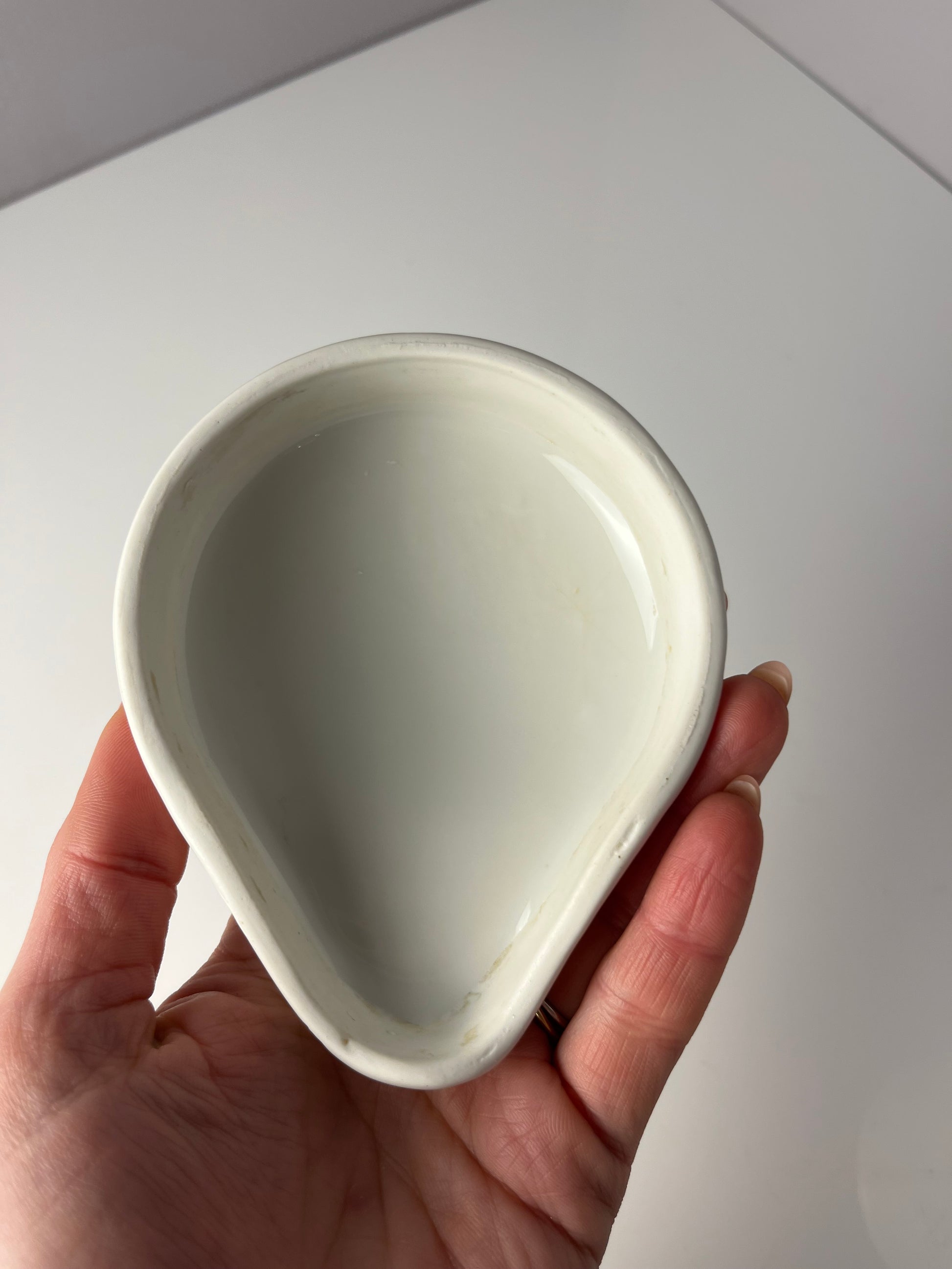 Apothekerdose Ol. Zinci weiß Porzellan