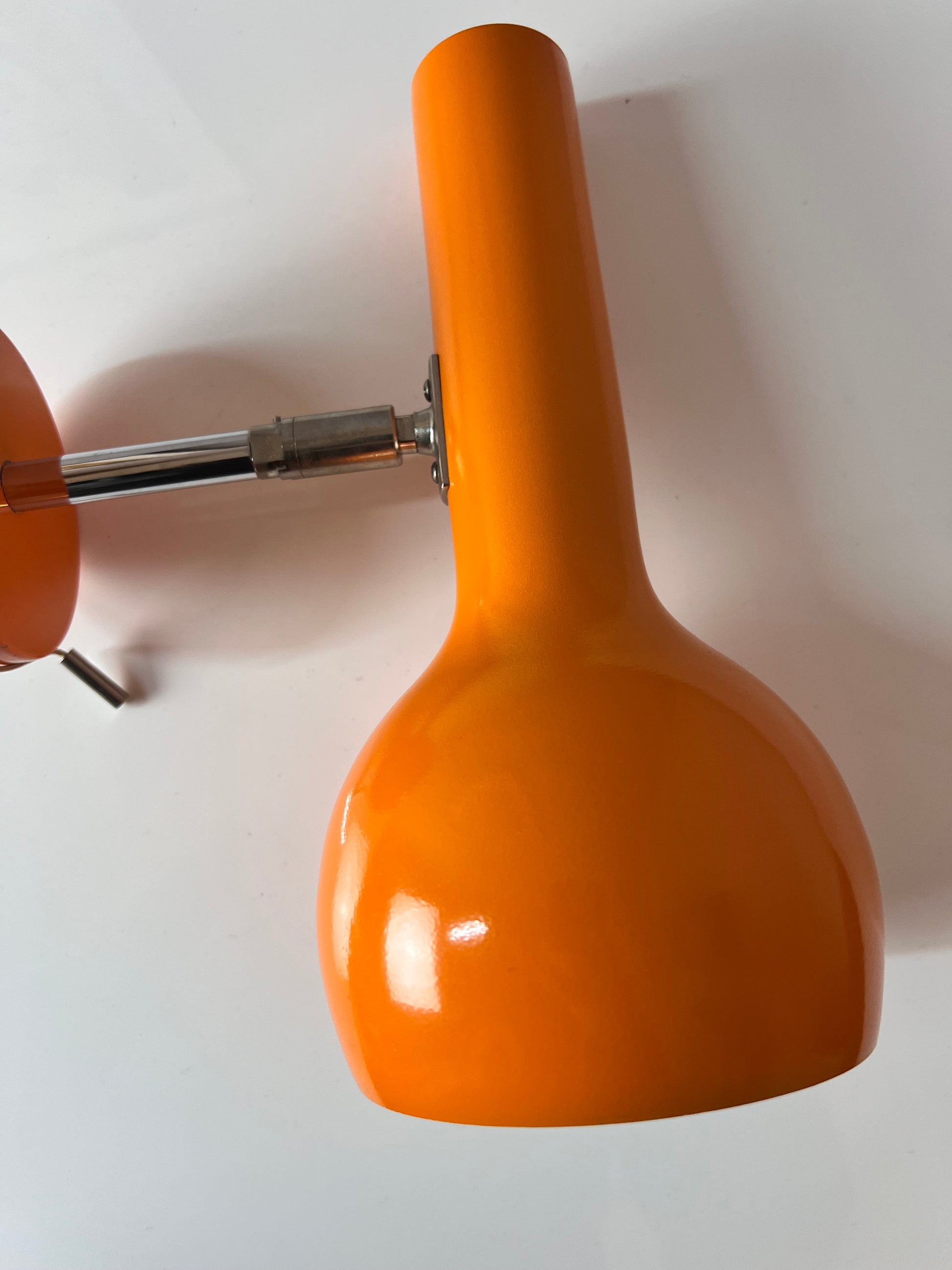 Wandlampe orange 70er