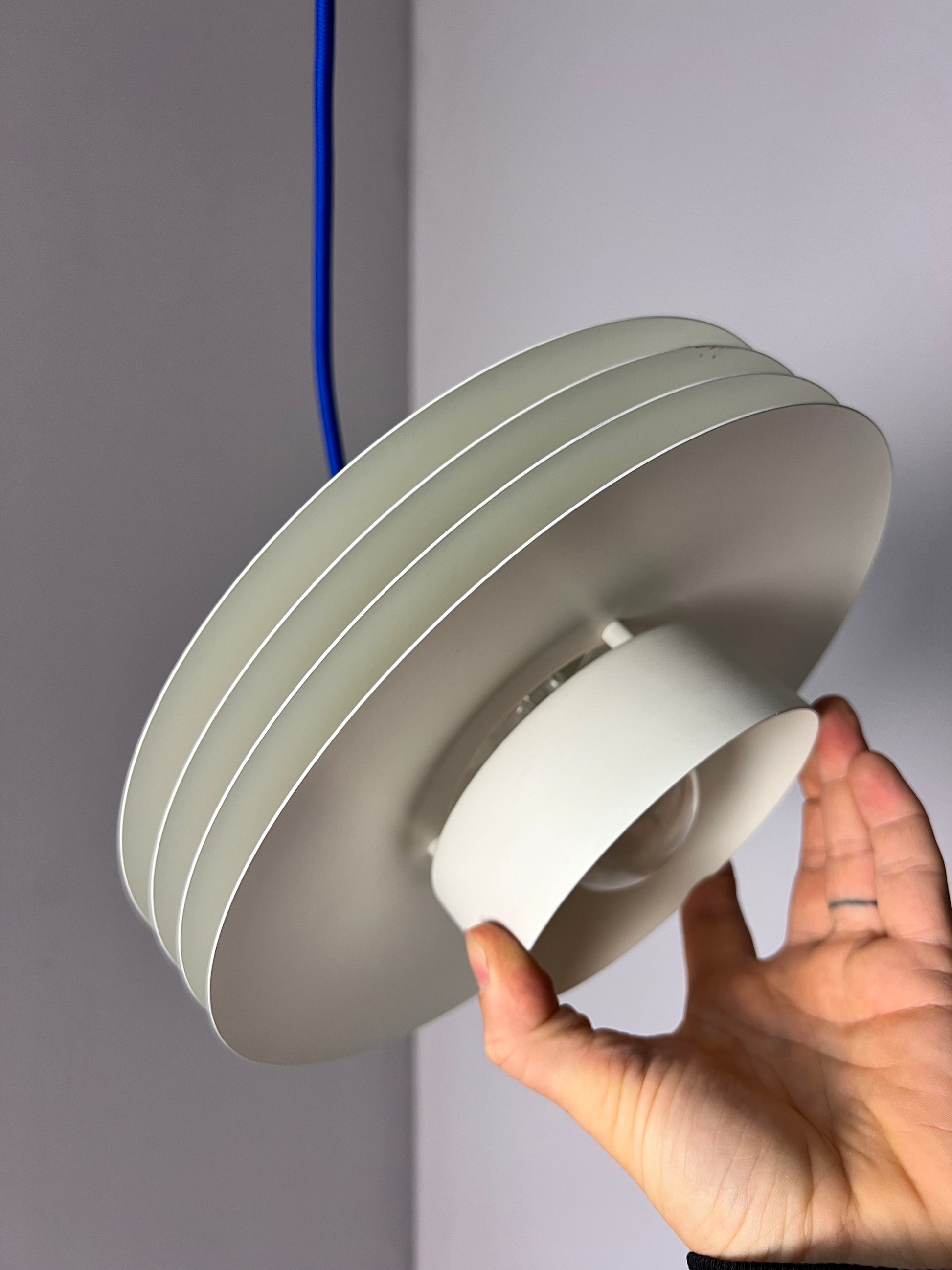 Lamellenlampe Typ 763 weiß von Horn