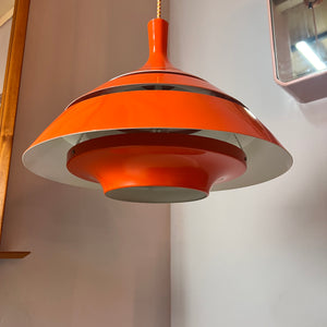 Hängelampe orange von Hans-Agne Jakobsson für Lyfa