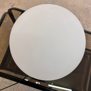 Tischlampe Chrom Opalglas VEB NARVA