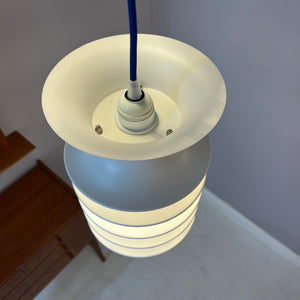 Lamellenlampe Strini weiß Kunststoff