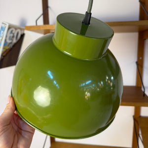 Bunkerlampe oliv aus Dänemark