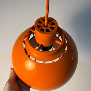 Hängelampen Minisol orange von K. Kewo für Nordisk Solar