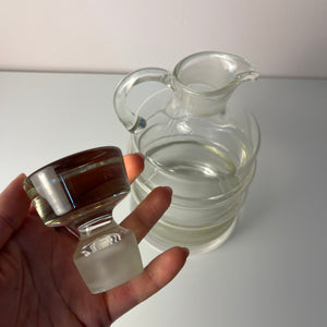 Likörkaraffe mit Stopfen Glas