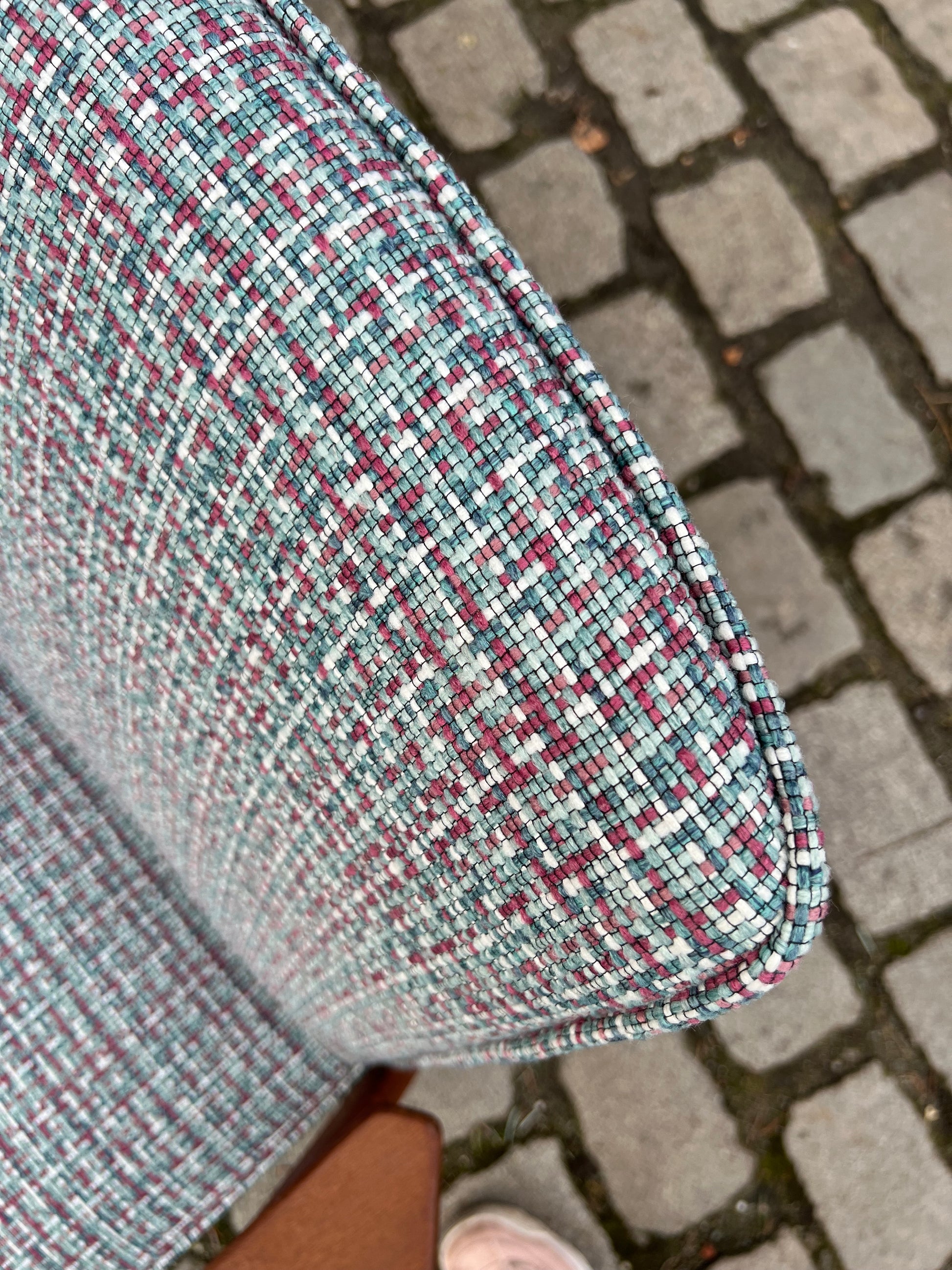 Ruster Lounge Chair neu gepolstert von Yngve Ekström für Swedese