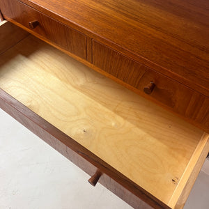 Set: Kommode mit Spiegel Teak