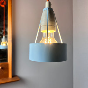 Hängelampe Typ 16800 blau von Louis Poulsen  neu lackiert
