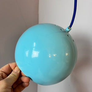 Kugellampe hellblau aus Dänemark