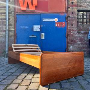 Gästebett Massivholz Teak 100x200 mit Matratze