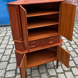 Eckschrank Teak von Aulum Møbelfabrik