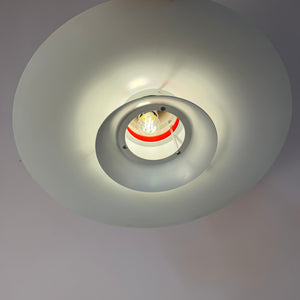 Lamellenlampe weiß schwarz von Bent Nordsted für Lyskaer Belysning