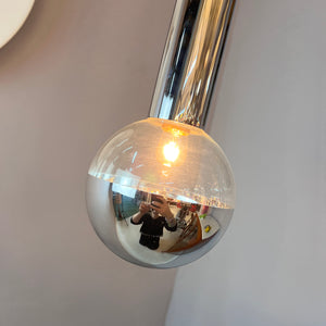Hängelampe Big Globe Chrom 49 cm von Motoko Ishii für STAFF